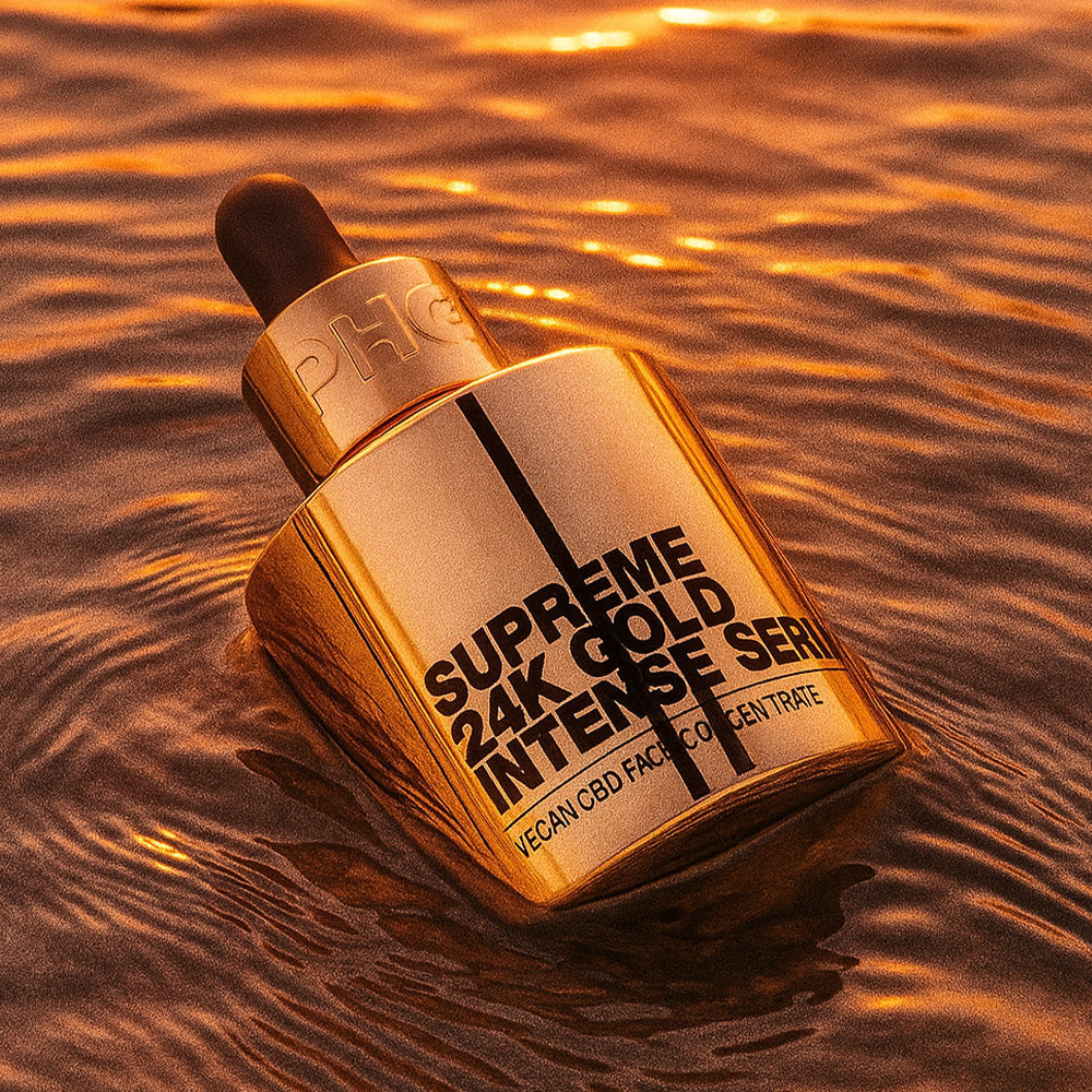 Gesichtsserum mit Gold